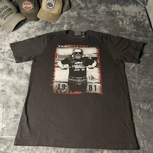 Men’s Harley Davidson Willie G The eagle soars alone T-shirt